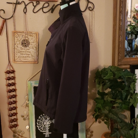 Pulse Black Zip Up Jacket Size Large - Picture 3 of 5